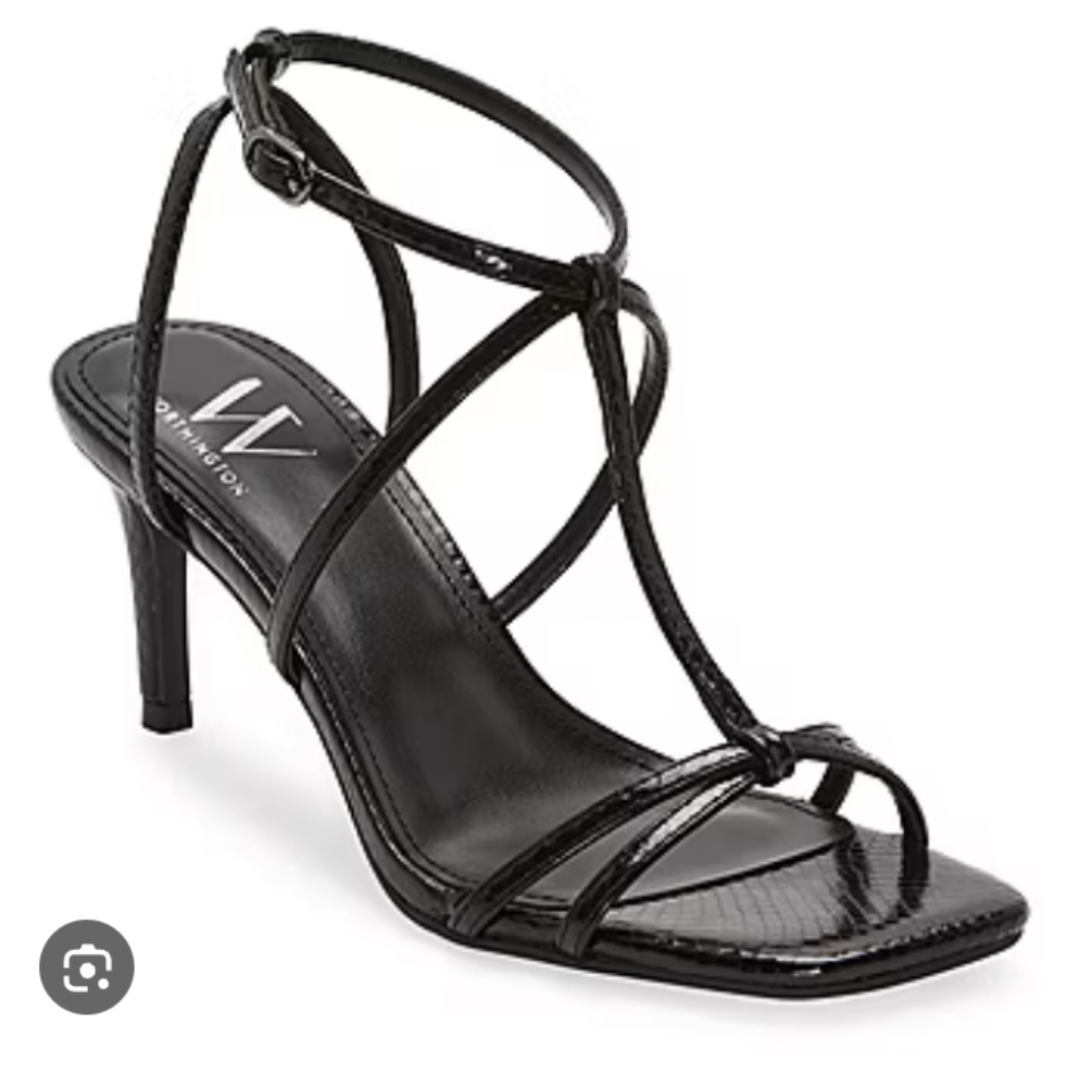 Black Strappy Heels